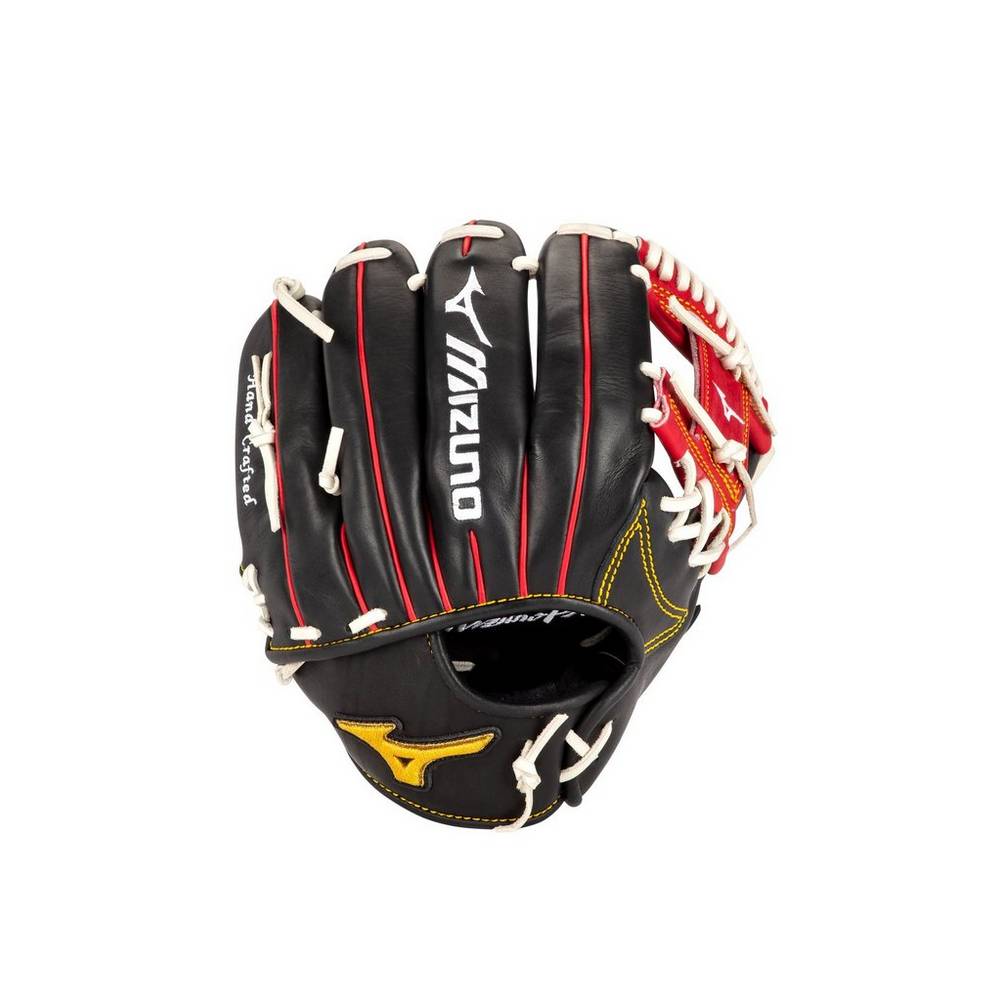 Mizuno Men's Pro Michael Chavis 11.75" Baseball Gloves Black/Red (312976-GDC)